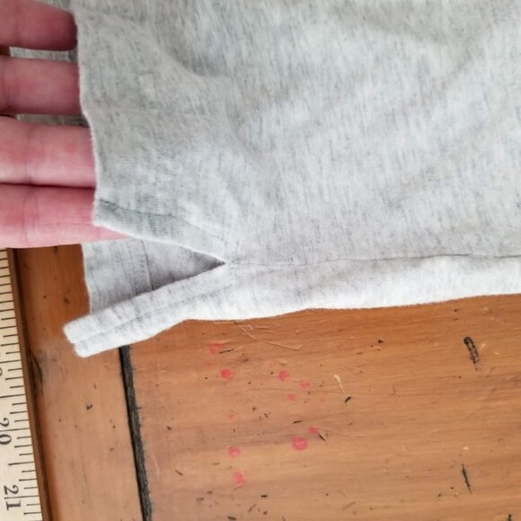 Victoria Secret PINK Bling Sequin Gray floral print long sleeve tshirt, Sz Small - Picture 12 of 12